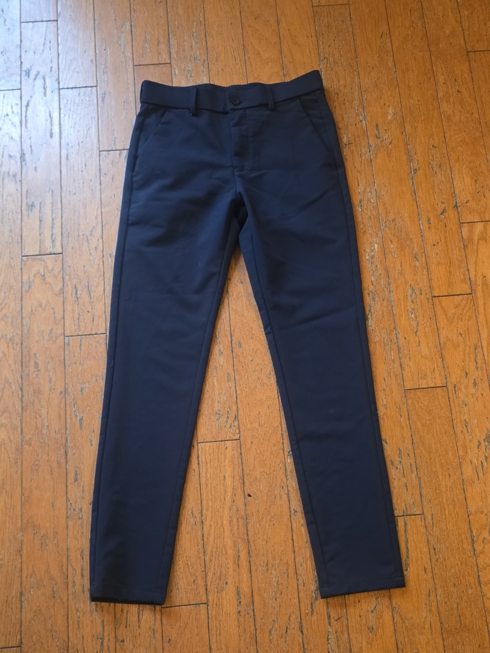 Men's Black Slim Dress Pants
